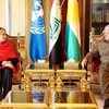 الرئيس بارزاني وبلاسخارت يؤكدان على ضرورة تطبيع الاوضاع في سنجار