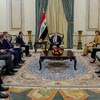 رئيس الجمهورية يشدد على عدم جواز بقاء أي لاجئ في المخيمات