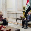 رئيس الجمهورية يؤكد على وضع برنامج عمل محدد للتحالف الدولي في العراق