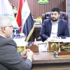 العمل ومنظمة يونامي تبحثان ملف النازحين