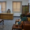 النائب الثاني لمحافظ البصرة يستقبل وفد منظمة حمورابي لحقوق الانسان المؤلف من السيدة باسكال وردا والاستاذ وليم وردا