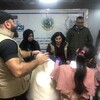ضمن حملة منظمة حمورابي في مساعدة الفقراء والايتام لمناسبة اعياد الميلاد ورأس السنة