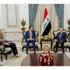 الرئيس العراقي يبحث مع مسؤولة أممية قضية النازحين في البلاد