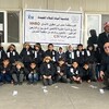 بدعم من منظمة التضامن المسيحي الدولية منظمة حمورابي توزع قماصل شتوية للنازحين واللاجئين
