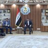 لدعم عمل المرأة وتطوير قابلياتها.. وزير الداخلية يلتقي وفد منظمة المانية