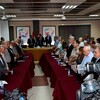 •	السيدان لويس مرقوس ايوب ويوحنا يوسف توايا يشاركان في جلسة حوارية عن الجوانب القانونية وسبل عودة النازحين ومتطلبات العودة بعد القضاء على داعش