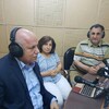 •	السيدة باسكال وردا والسيد وليم وردا يمضيان ساعتين في بث مباشر مع مستمعي أثير إذاعة بغداد