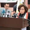 •	السيدة باسكال وردا تشارك في وقائع المهرجان السنوي الذي أقامته جامعة الحمدانية