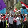 مظاهرة لابناء شعبنا الكلدواشوري في العاصمة الكندية اوتاوا 