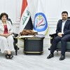 معالي وزير العدل يستقبل وفدا من منظمة حمورابي لحقوق الانسان لتداول بشأن عدد من قضايا حقوق الانسان