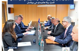 نائب رئيس مجلس الوزراء وزير الخارجيَّة يلتقي نظيره الفنلنديّ في بروكسل