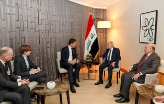 الرئيس العراقي: نعمل على عودة النازحين إلى مناطقهم واللوم يقع على المنظمات الدولية