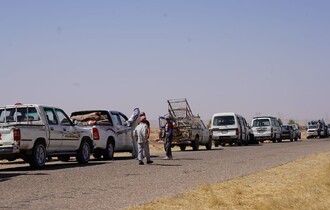 عودة آخر وجبة من نازحي ديالى إلى بلدة ساخنة