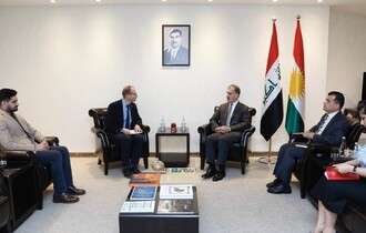 حكومة كوردستان تشيد بدور الاتحاد الأوروبي في مساعدة النازحين وتدعو لمنع انتشار العنف في المنطقة
