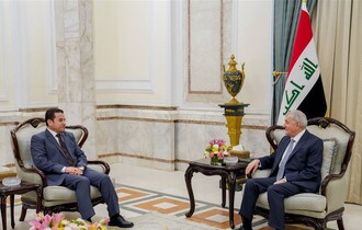 ملف النازحين والأوضاع السياسية على طاولة رشيد والأعرجي