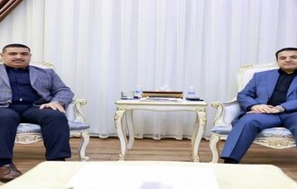 الاعرجي يلتقي خالد سلطان هاشم ويؤكدان أهمية انهاء ملف النازحين