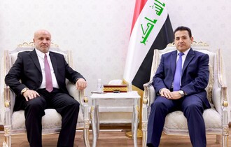 الأعرجي وخلف يبحثان ملف النازحين والأوضاع في سنجار