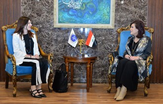السفيرة صفية طالب السهيل تستقبل الممثل الخاصة للأمين العام لحلف شمال الأطلسي (NATO) لشُؤُون المرأة والسلام والأمن