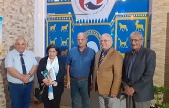وفد من منظمة حمورابي لحقوق الانسان يزور المركز الاكاديمي العراقي في عينكاوا