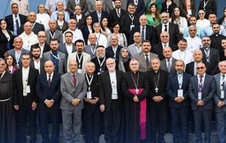 وليم وردا ويوحنا توايا يشاركان بفعالية في أعمال مؤتمر الجامعة الكاثوليكية في اربيل عن الاحوال الشخصية للمسيحيين في العراق