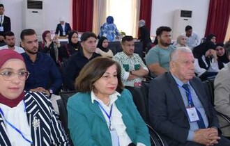باسكال وردا رئيسة منظمة حمورابي لحقوق الانسان تشارك بفعالية في منتدى نينوى الحواري من اجل السلام