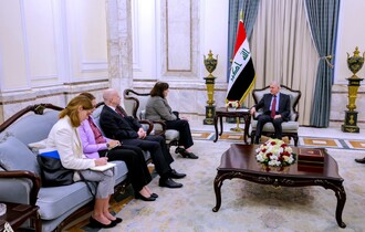 رئيس الجمهورية يشدد على ضرورة تكثيف الجهود لإنهاء ملف النازحين والمهجرين
