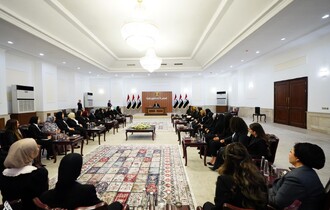 رئيس الوزراء يعلن استعداد الحكومة لدعم أية فعالية أو نشاط نسوي عربي أو دولي يقام في العراق