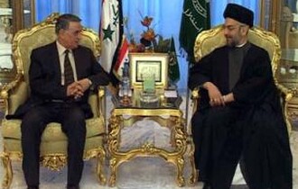 يونادم كنا يلتقي عبد العزيز الحكيم 