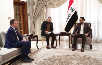 الحلبوسي يبحث مع فريق التحقيق التابع للأمم المتحدة “أهم سبل تعزيز المساءلة عن جرائم داعش”