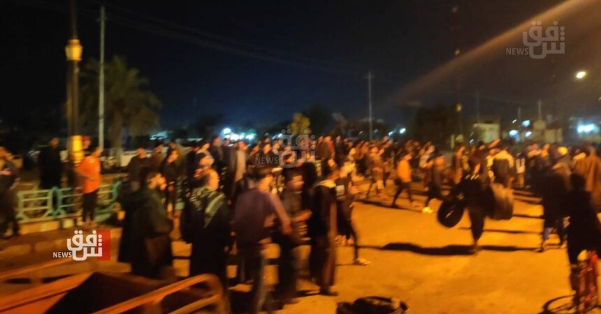 احتجاج في مدينة عراقية انعدمت فيها المياه لعشرة أيام