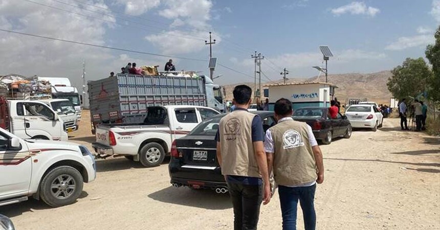 الهجرة: عودة 293 نازحاً إزيدياً إلى سنجار
