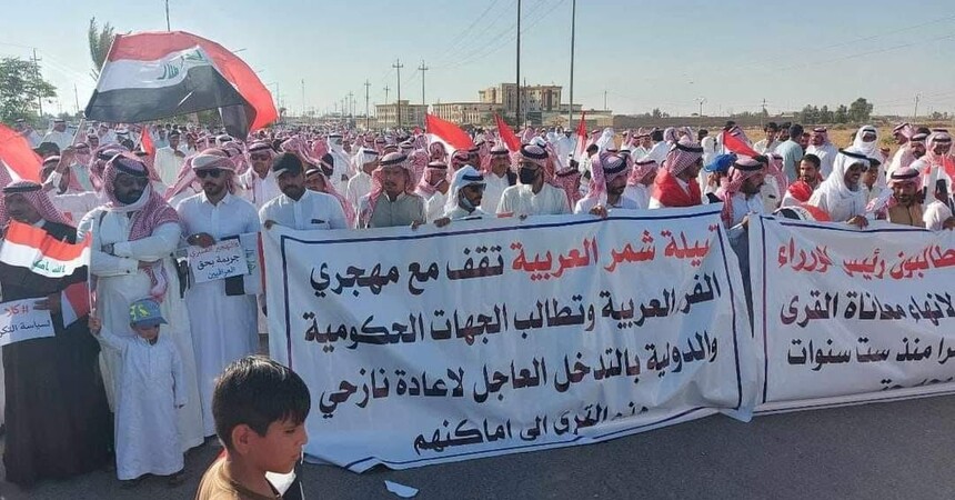 سلطات كردستان تتخلى عن وعودها بإعادة نازحي القرى العربية في نينوى