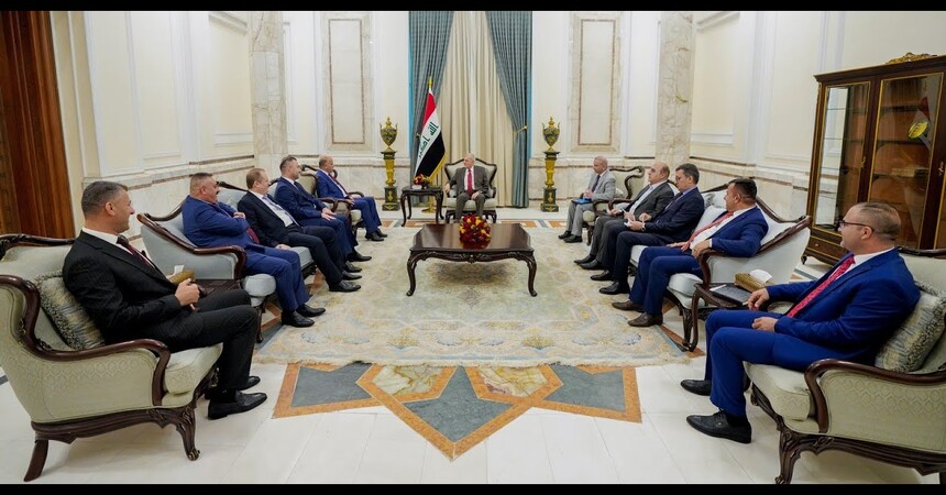 رئيس الجمهورية يستقبل وفدا عن الشبك