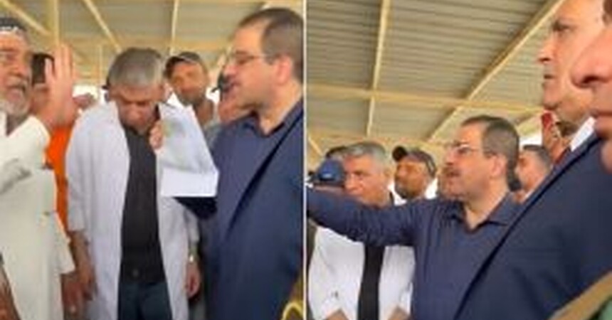 غضب في العراق على وزير صرخ في وجه مزارع مُسن