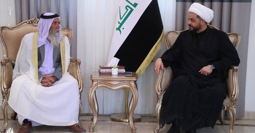 الشيخ الخزعلي يؤكد ضرورة بذل الجهود لتسهيل عودة النازحين الإيزيديين