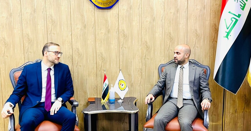 دائرة المنظمات غير الحكومية تستقبل رئيس بعثة المنظمة الدوليَّة للهجرة في العراق