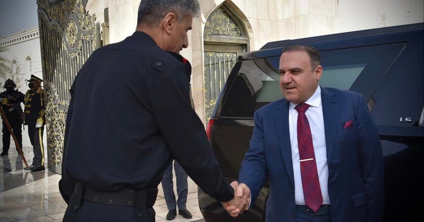 وزير العدل يبحث مع رئيس جهاز مكافحة الارهاب تأمين السجون الاصلاحية ‏
