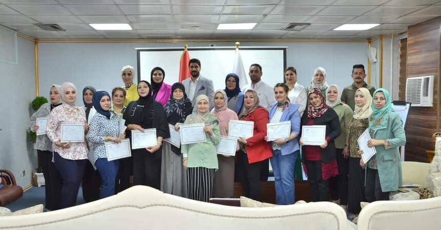 قسم تمكين المرأة يقيم دورة تدريبية في مجال حقوق الانسان والجندر