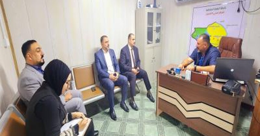 المفوضية تزور مخيمات بزيبز العشوائية في الأنبار للاطلاع على أوضاع النازحين