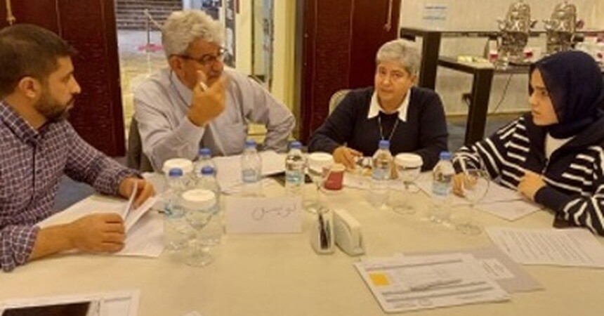 الاستاذ لويس مرقوس ايوب يمثل منظمة حمورابي لحقوق الانسان في مبادرة للتنمية الانسانية