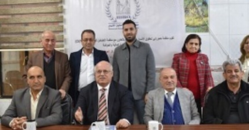 عدد من كوادر منظمة حمورابي لحقوق الإنسان ينتظمون في ورشة بشأن الادارة المالية الناجحة