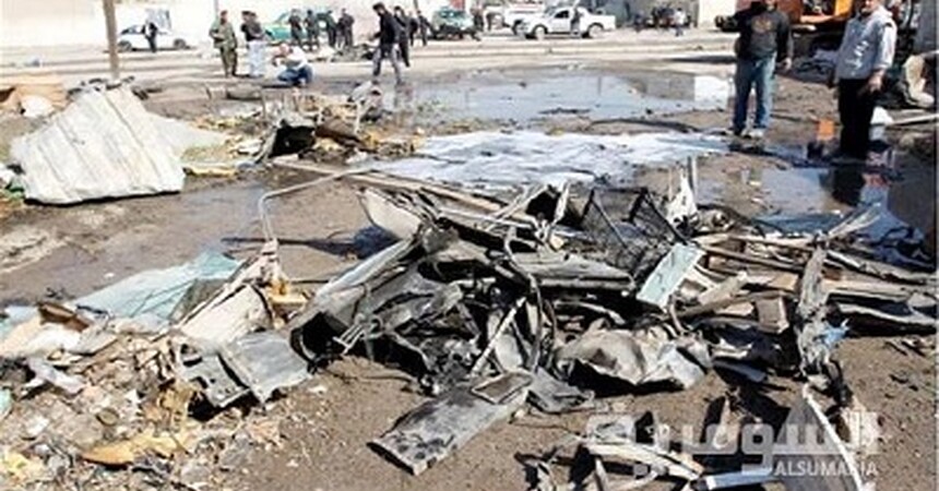 إصابة ثلاثة مدنيين بانفجار سيارة مفخخة شرقي بغداد