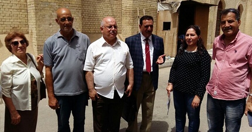 • وقفة استذكارية لناشطين ينتمون الى المنتدى العراقي لمنظمات حقوق الانسان بمناسبة الذكرى الثانية لسيطرة داعش على محافظة نينوى