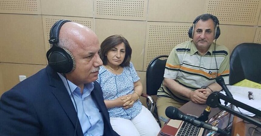 •	السيدة باسكال وردا والسيد وليم وردا يمضيان ساعتين في بث مباشر مع مستمعي أثير إذاعة بغداد