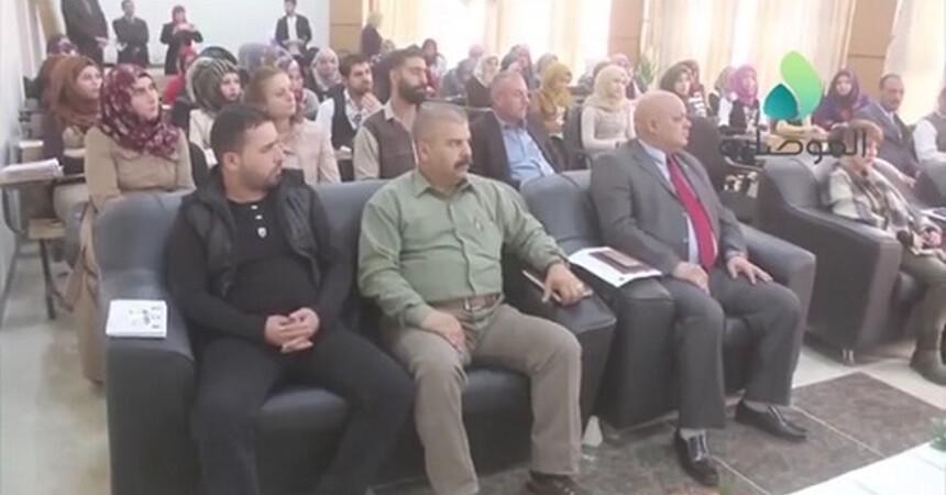 • المهندس لؤي كمال اوراها عضو الهيئه العامة لمنظمة حمورابي لحقوق الانسان يشارك في ورشة عن التعايش السلمي.