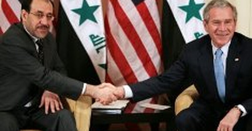 بوش يصف المالكي بالزعيم القوي ويجدد دعمه لعراق ديموقراطي حر