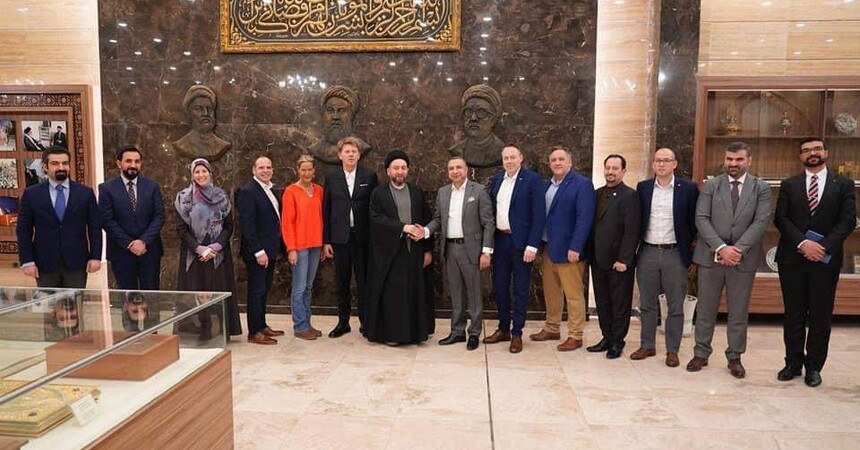 نائب كندي ووفد جامعي الحقائق يزور العراق