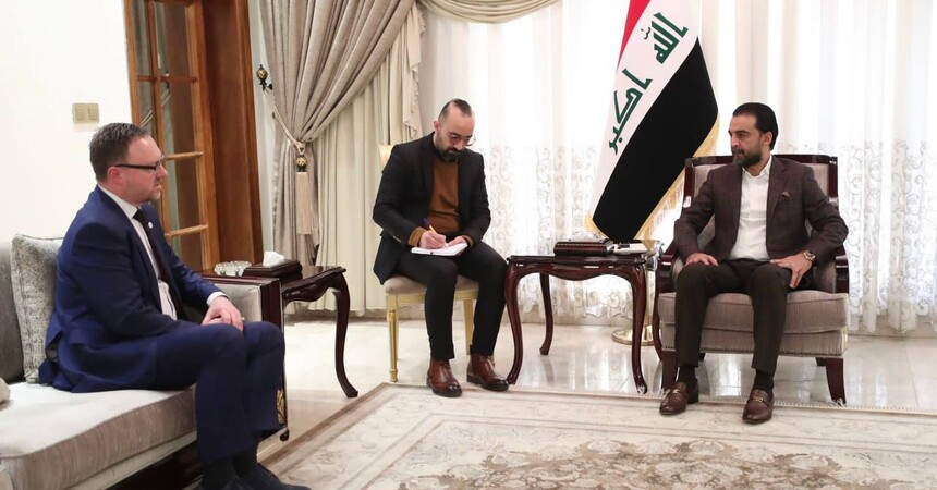 الحلبوسي يبحث مع فريق التحقيق التابع للأمم المتحدة “أهم سبل تعزيز المساءلة عن جرائم داعش”