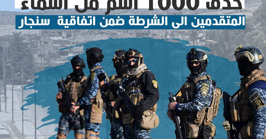 حذف الف اسم من اسماء المتقدمين الى الشرطة في سنجار